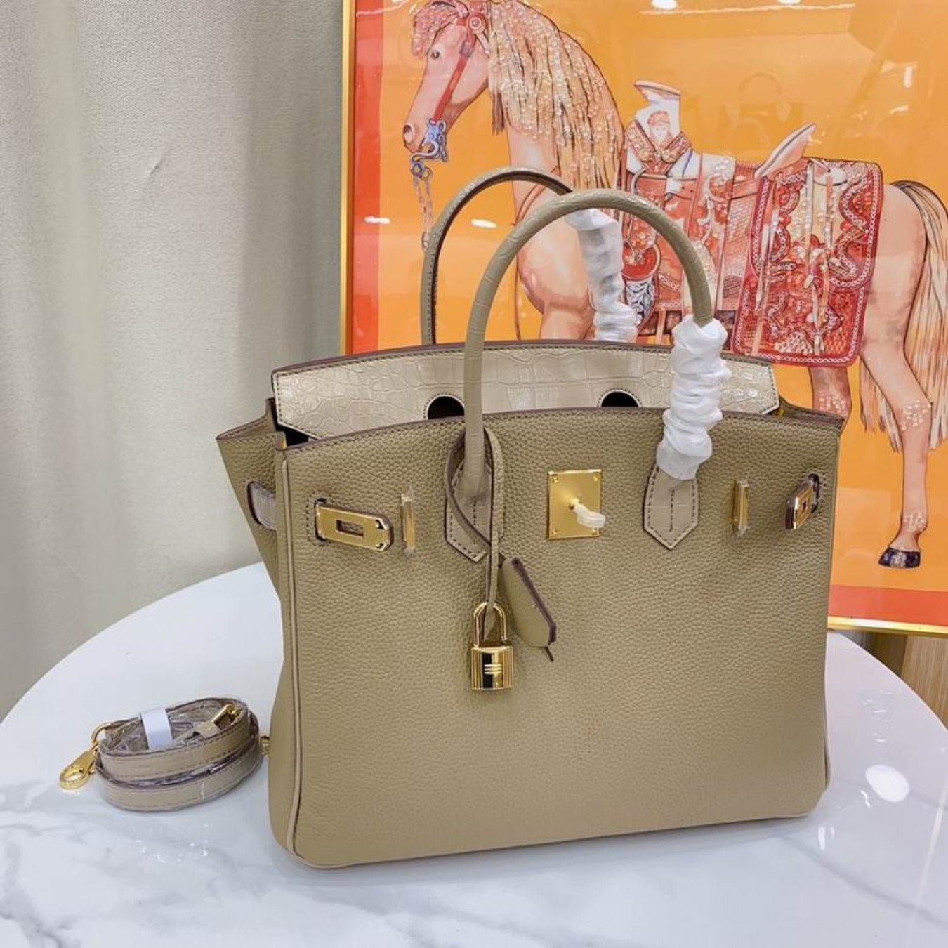 Bolsa HRMS Birkin Bege I