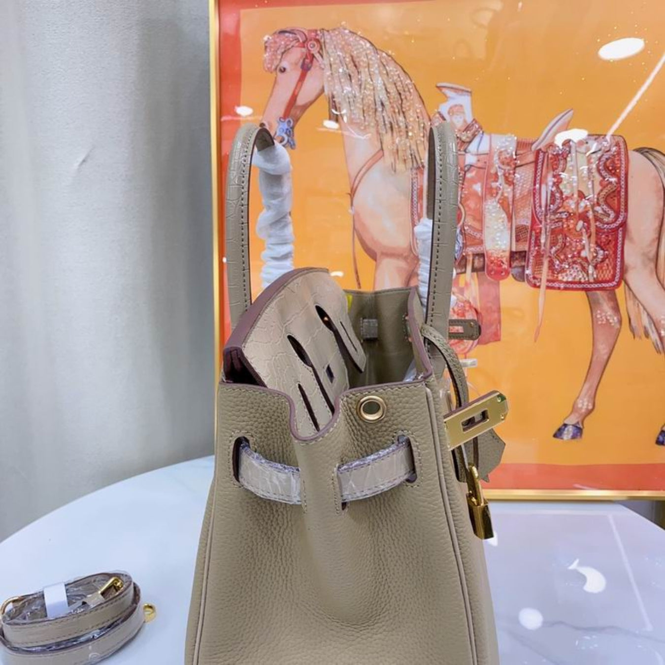 Bolsa HRMS Birkin Bege I