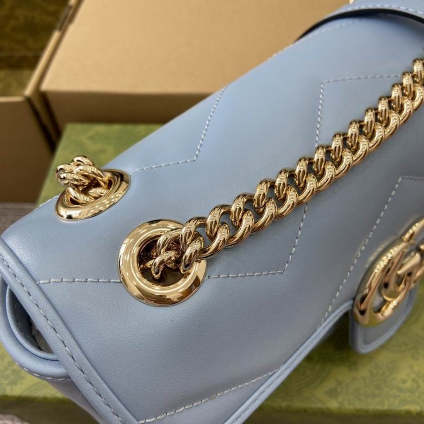 Bolsa GG marmont Média Lilas 26cm
