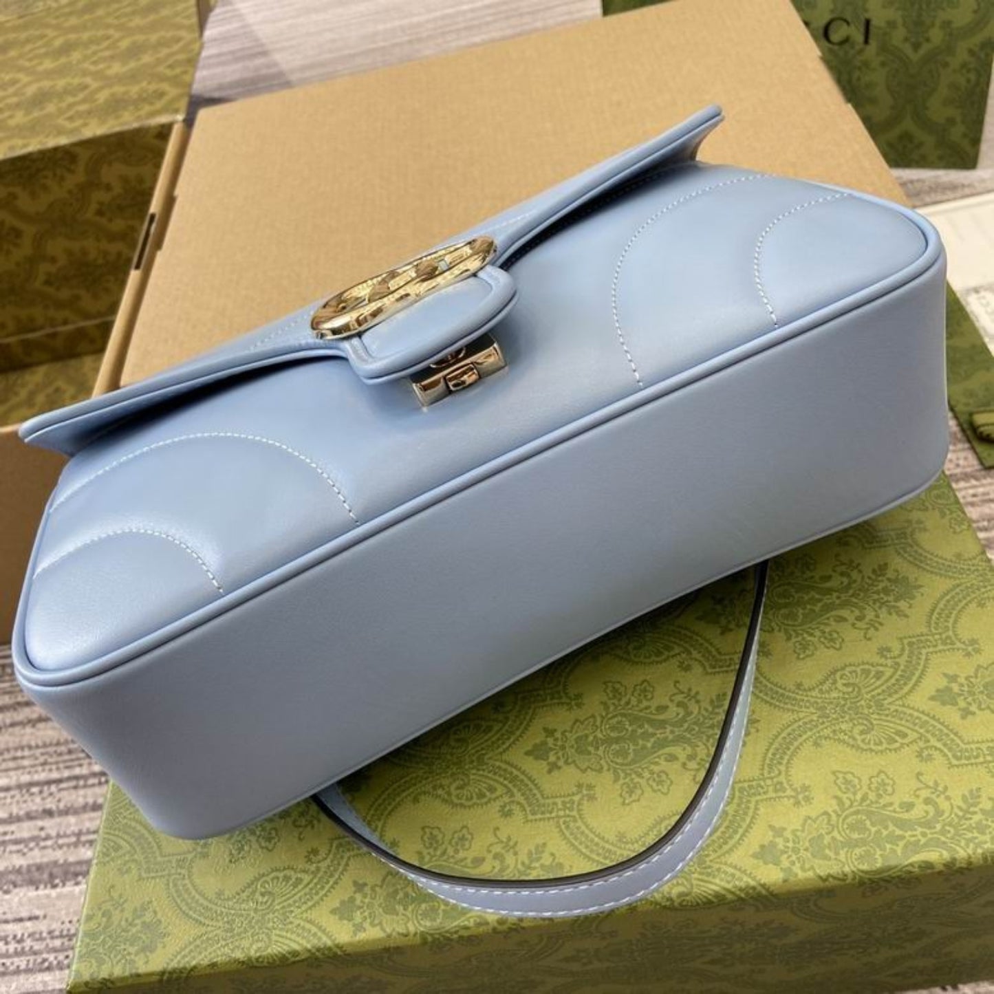 Bolsa GG marmont Média Lilas 26cm