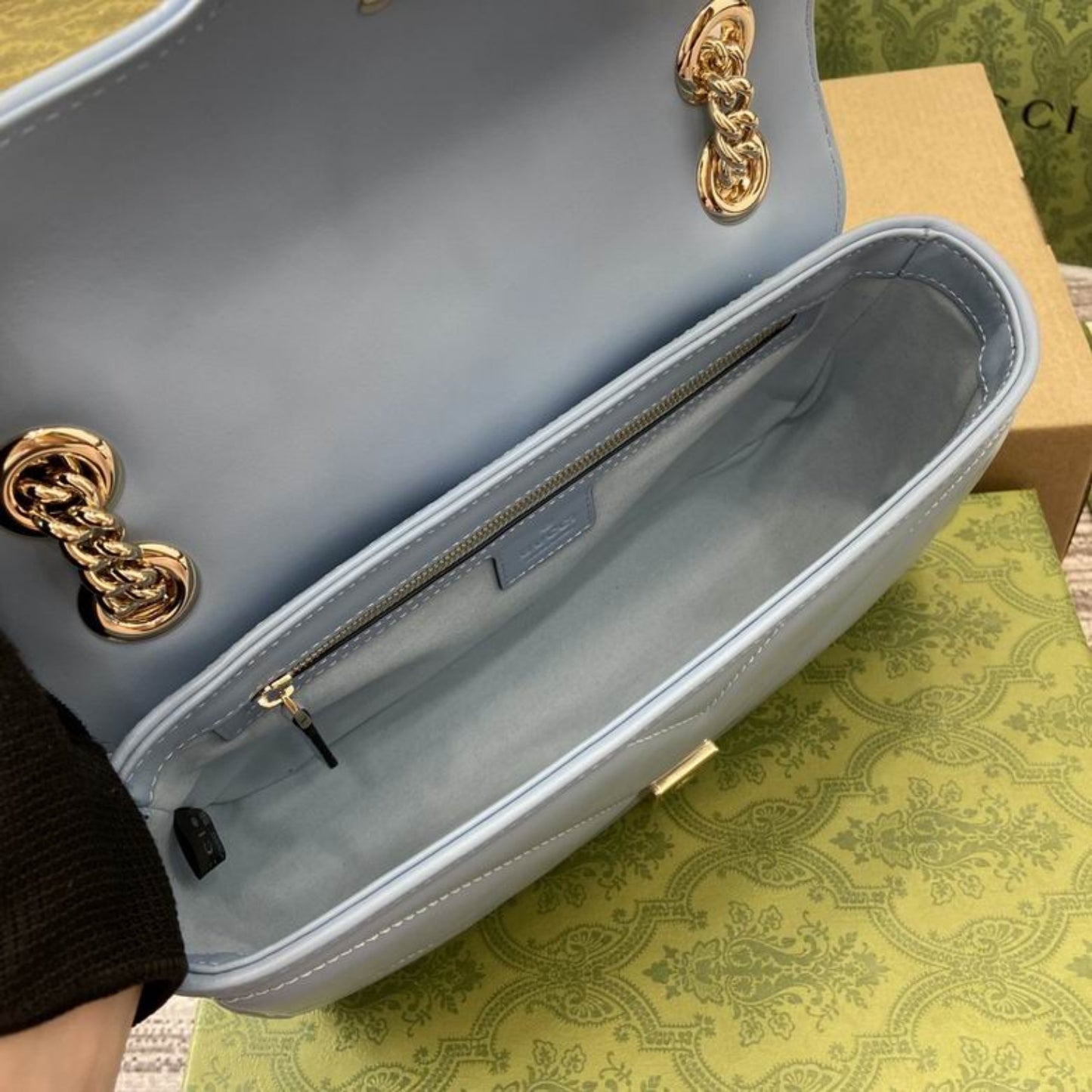 Bolsa GG marmont Média Lilas 26cm