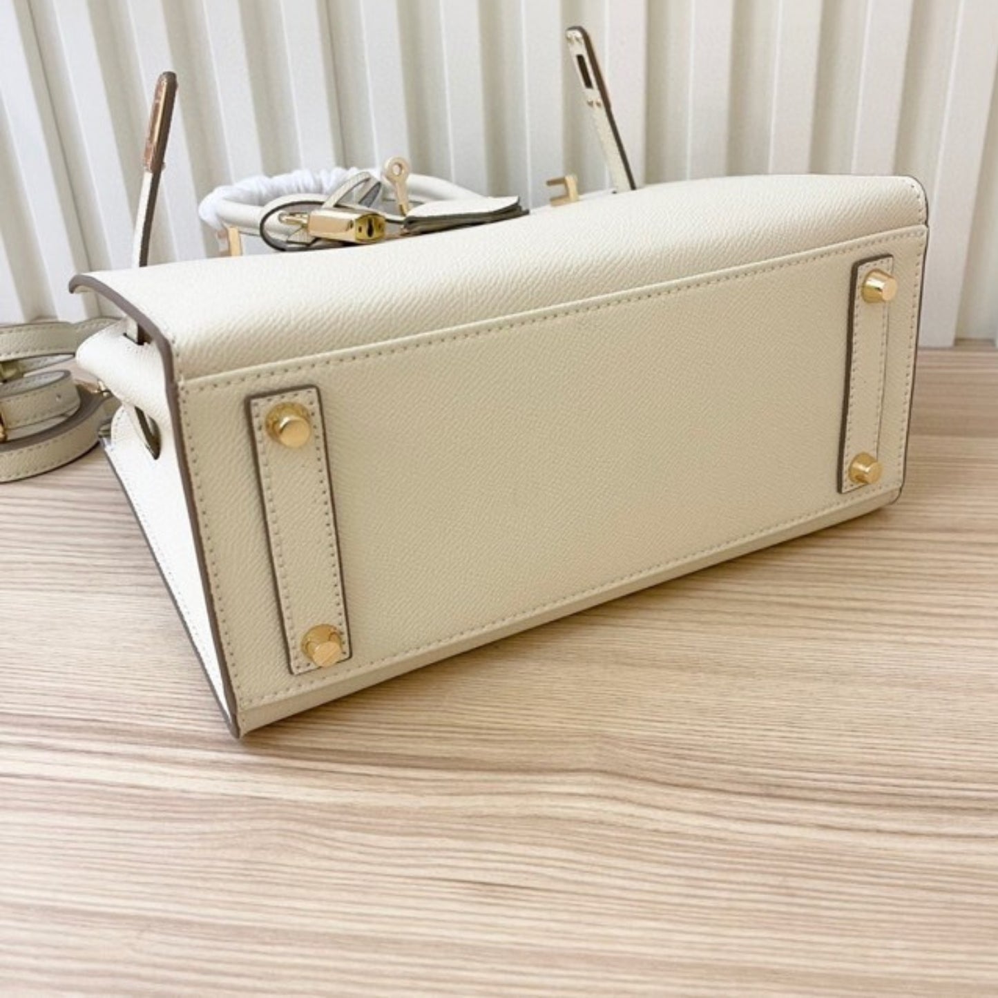 Bolsa HRMS Birkin Off White II 25cm