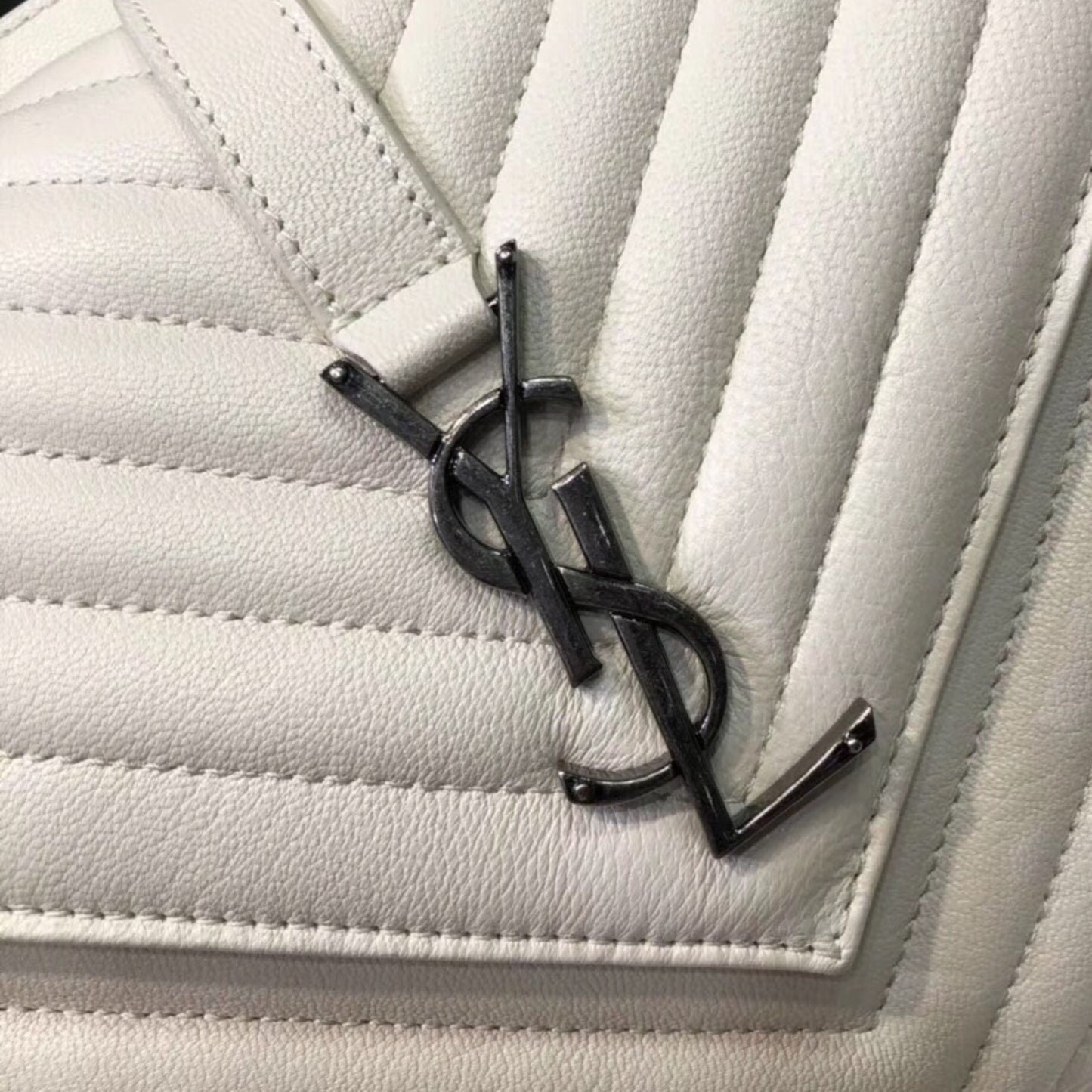 Bolsa YSL College Média Branca