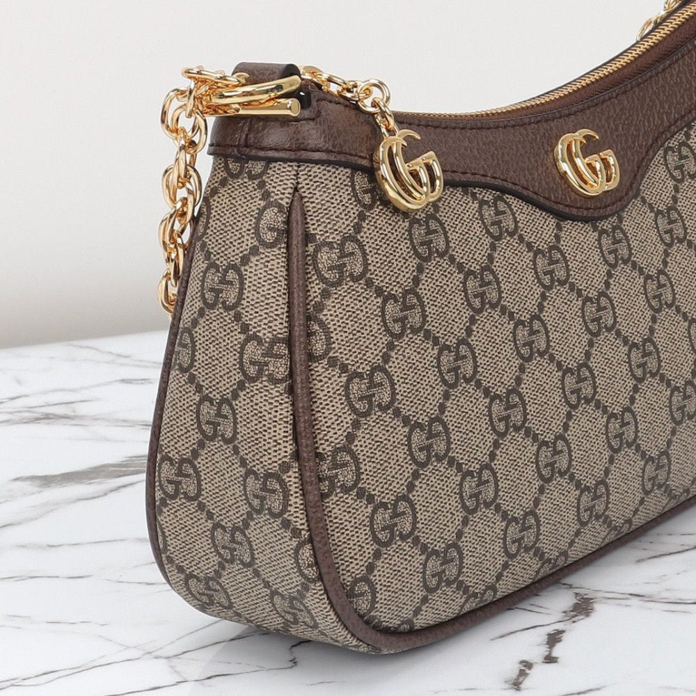 Bolsa GG Mini Ophidia com alça extra e Canvas 25cm