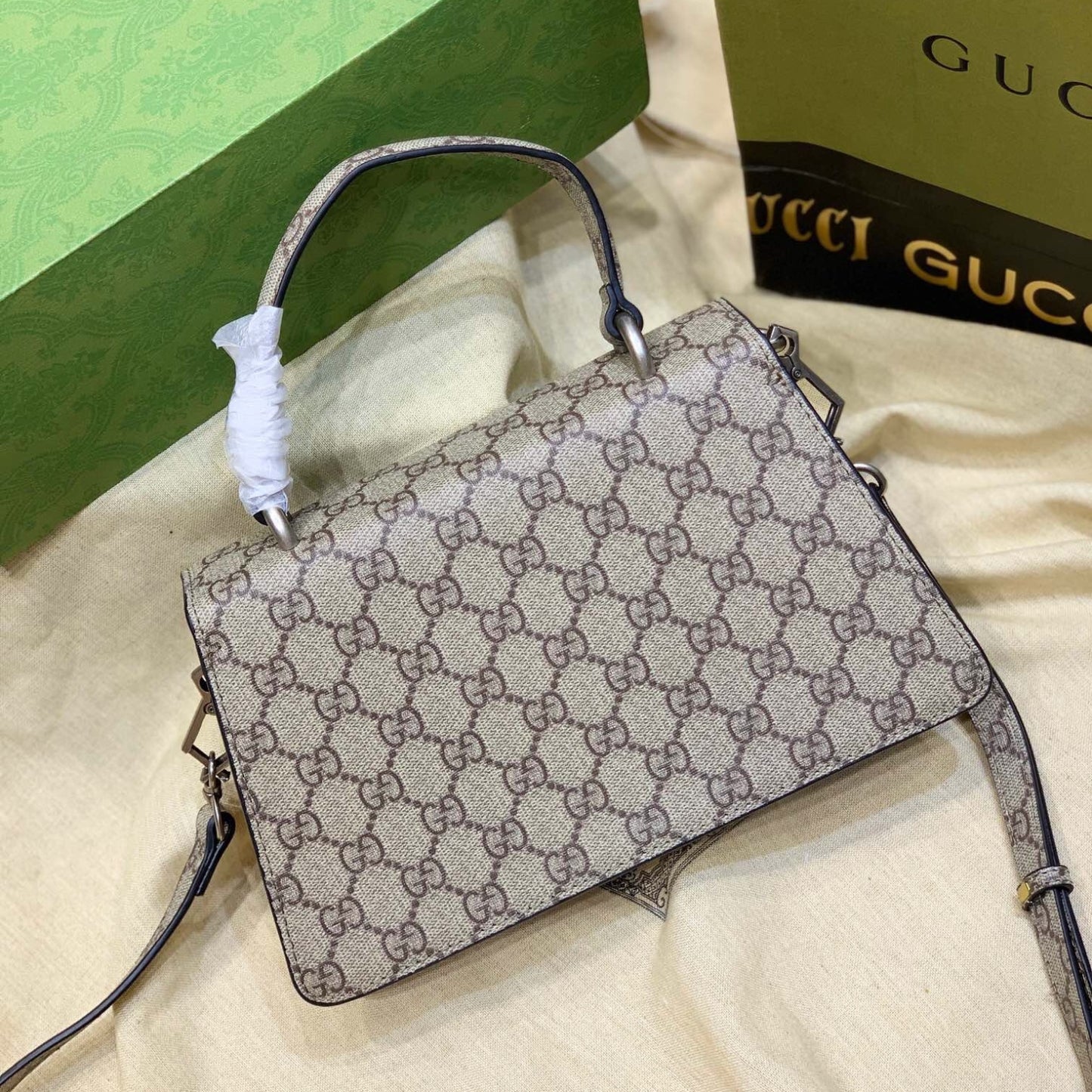 Bolsa GG Dionysus canvas pequena 24cm