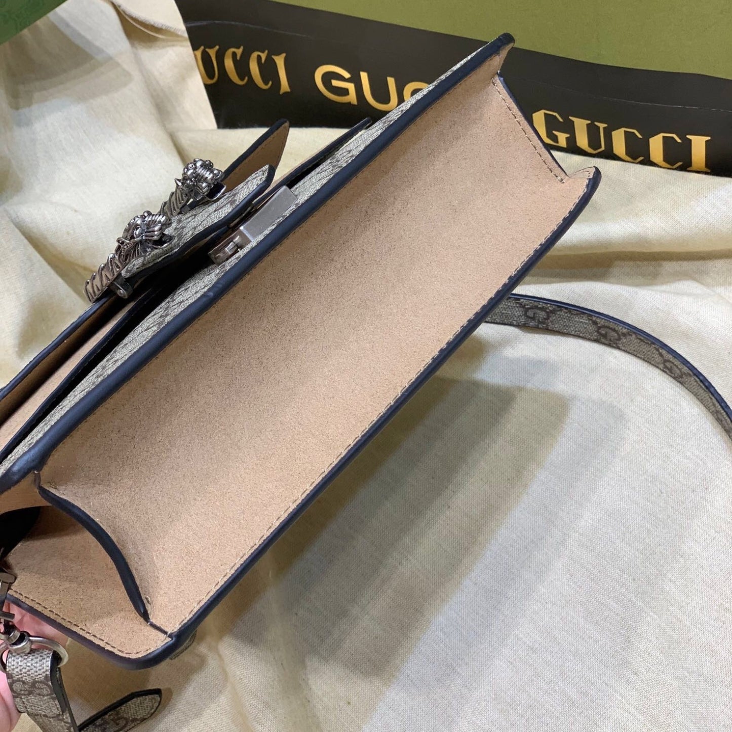 Bolsa GG Dionysus canvas pequena 24cm