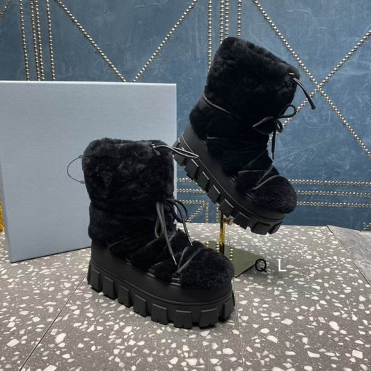 Bota PRD Apres Preto com Pelos