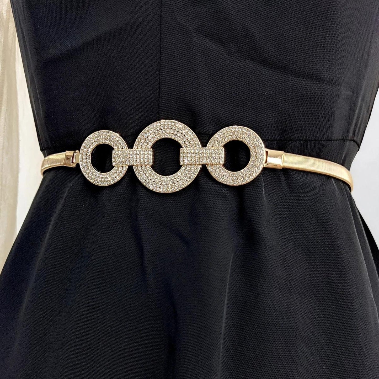 Cinto Feminino Brilho Radiante Luxo