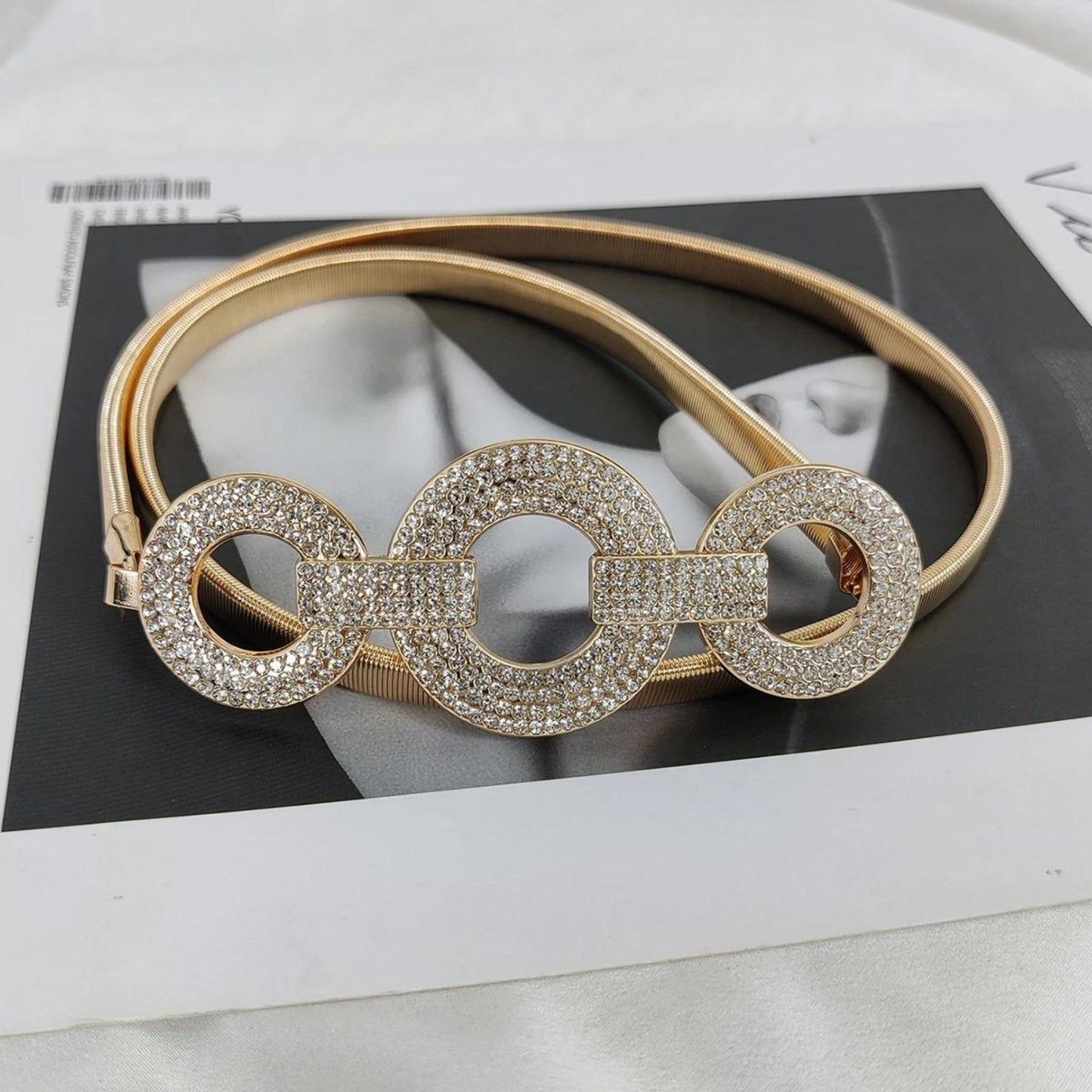 Cinto Feminino Brilho Radiante Luxo