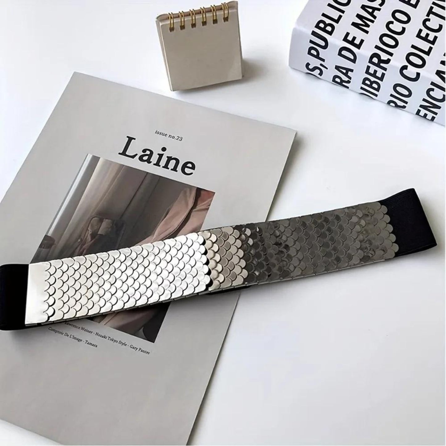 Cinto Feminino Fish Scales Shiny