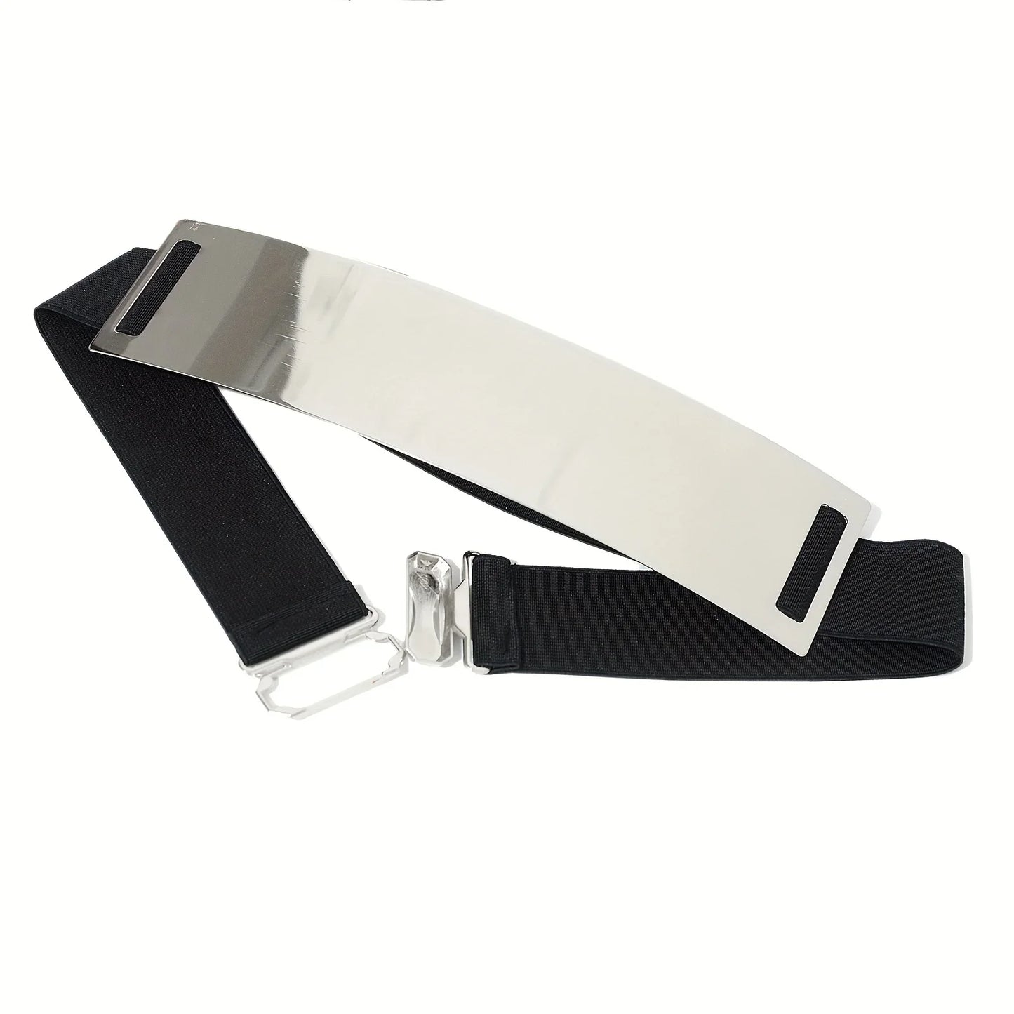 Cinto Feminino Luxo Metallic Glossy