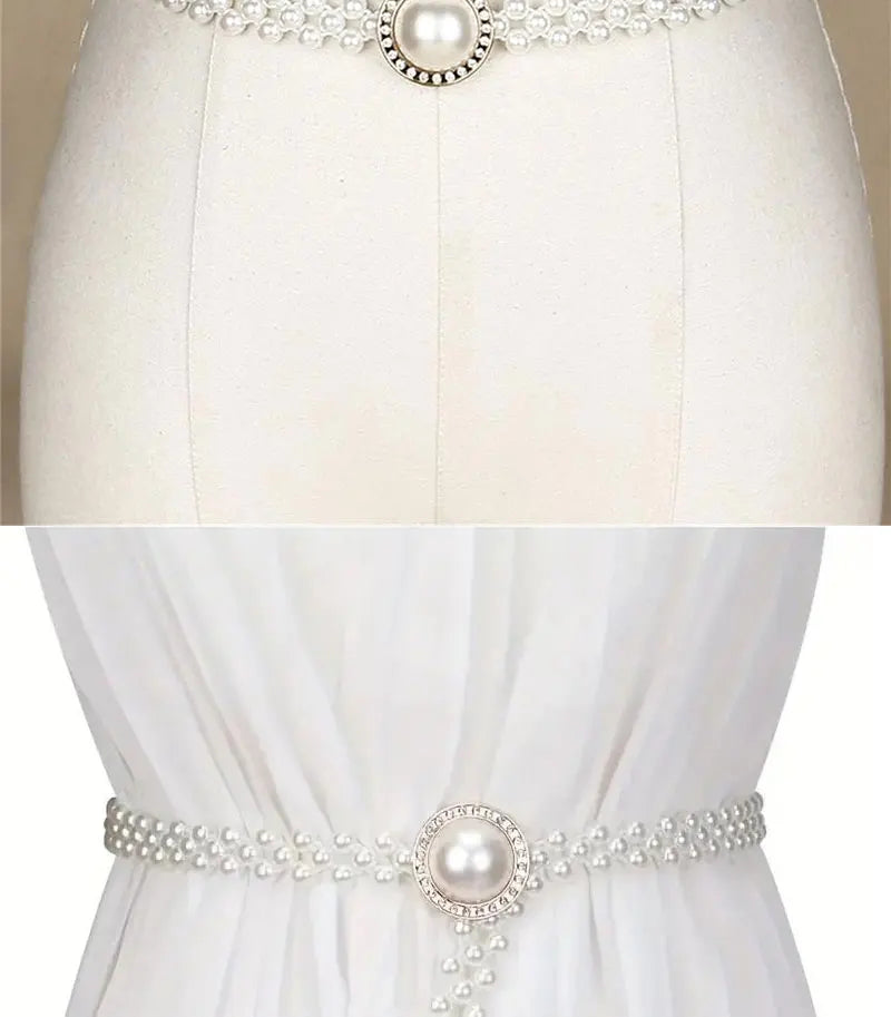 Cinto Feminino Perola Celestial Luxo
