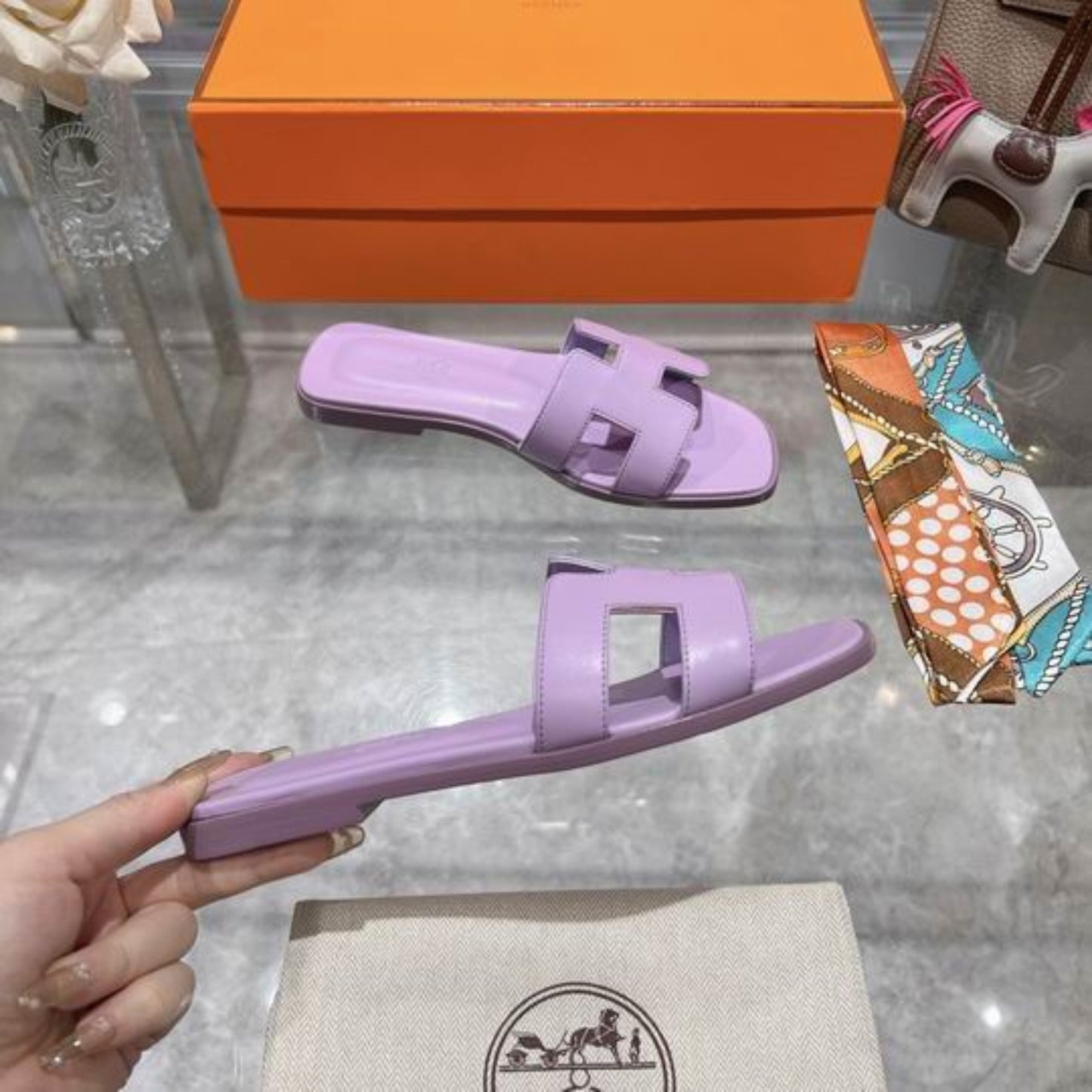 Sandália HRMS Oran Lilas