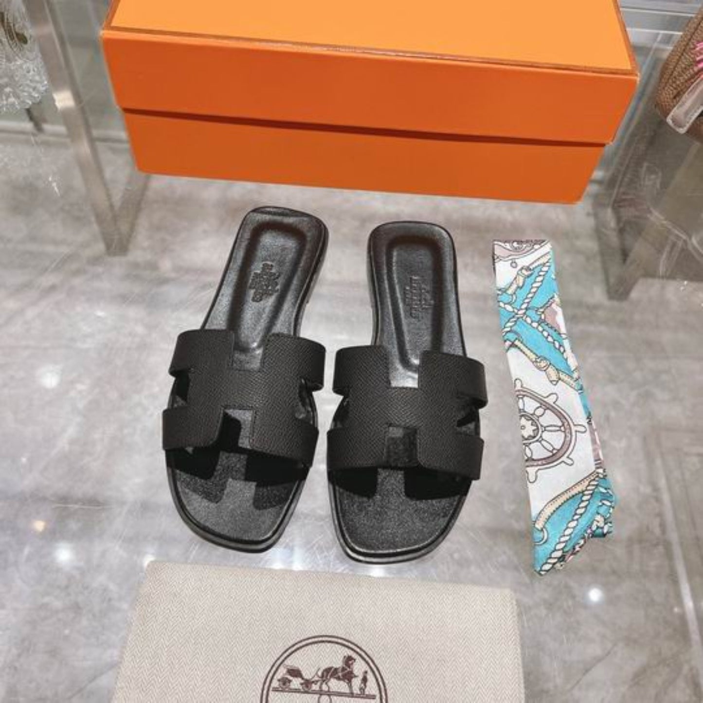 Sandália HRMS Oran Preto II