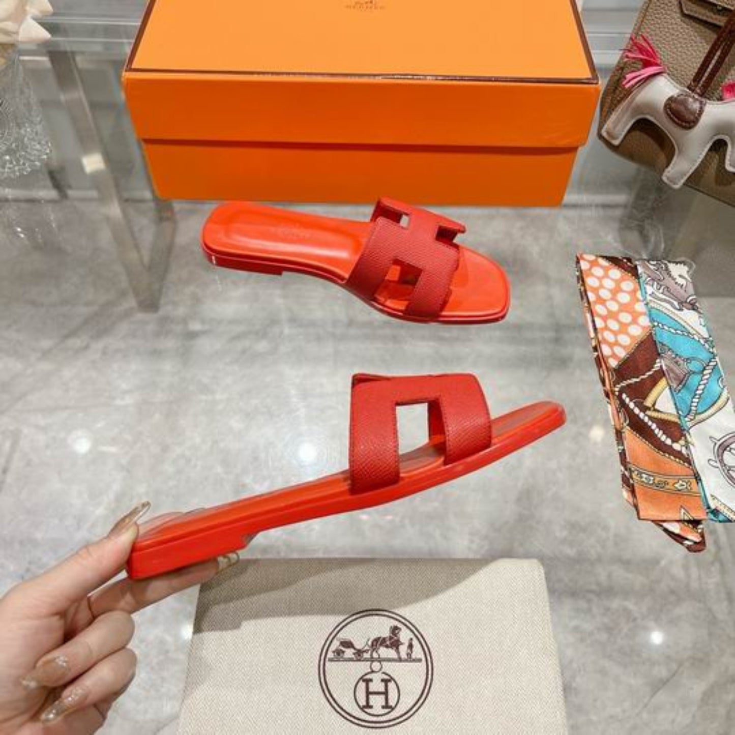 Sandália HRMS Oran Vermelho