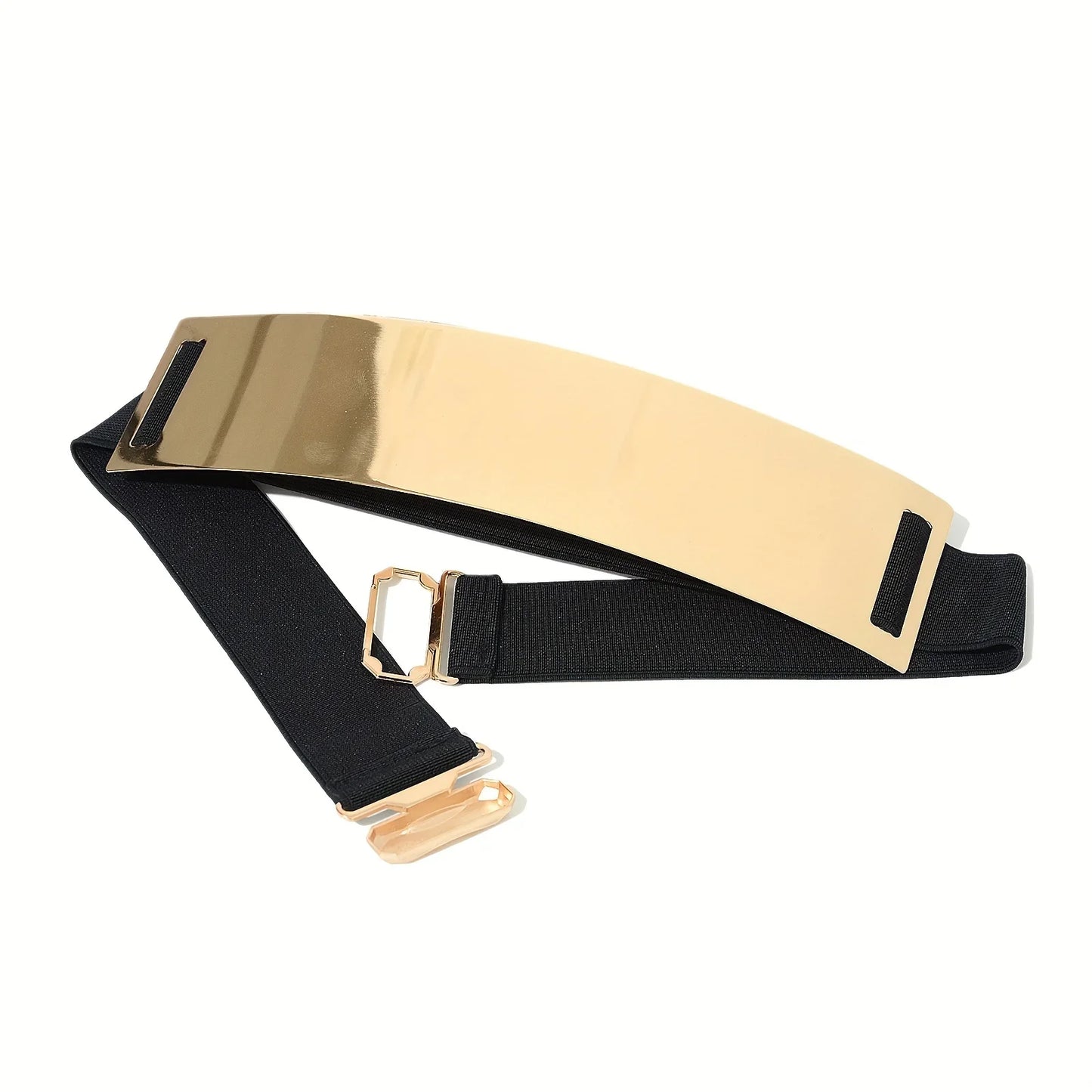 Cinto Feminino Luxo Metallic Glossy