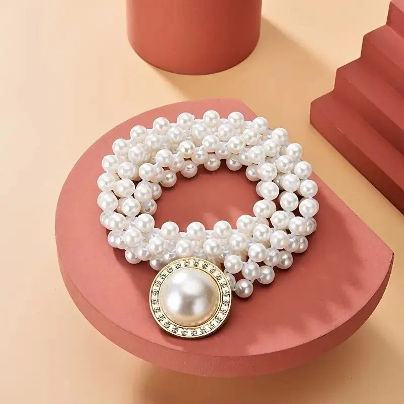 Cinto Feminino Perola Celestial Luxo
