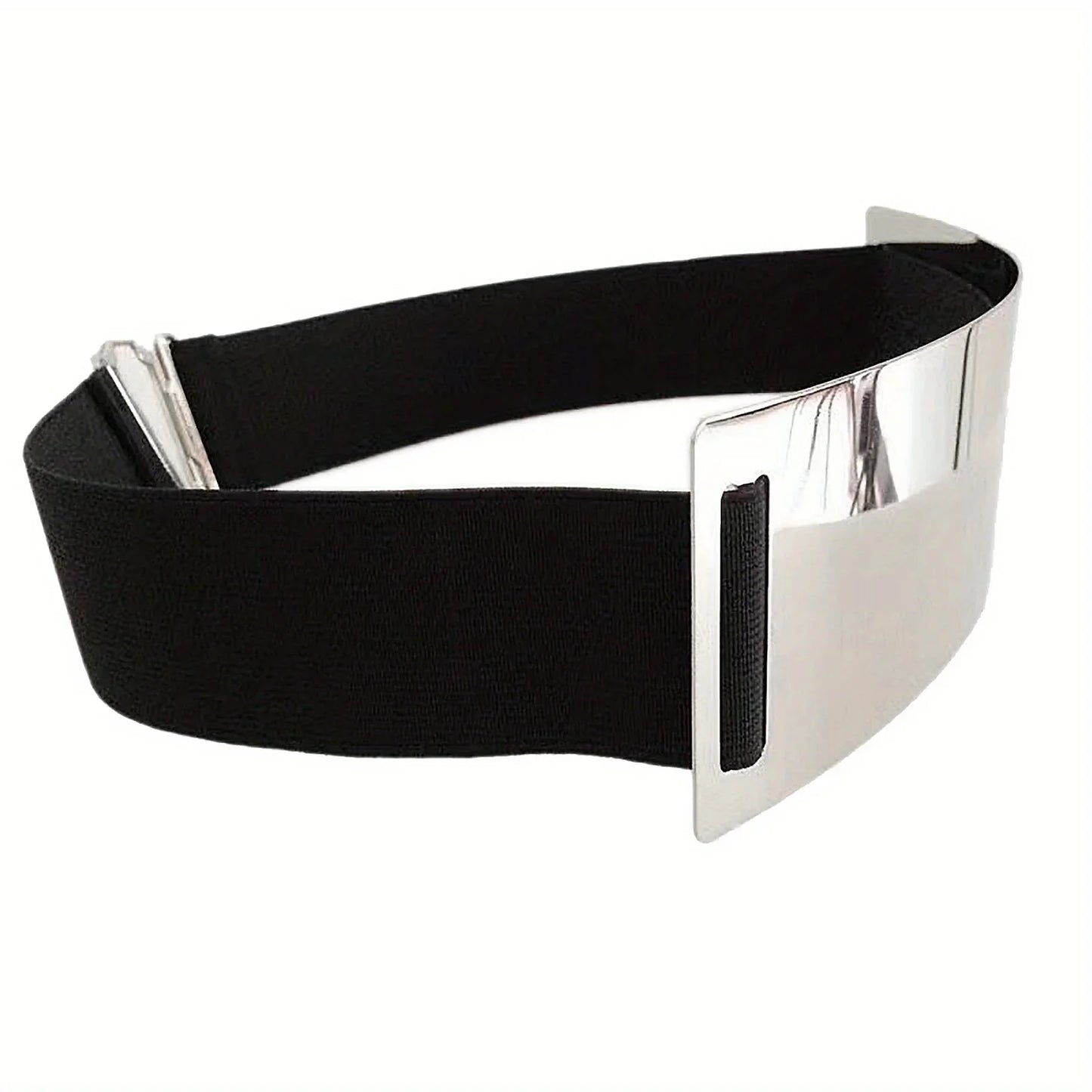 Cinto Feminino Luxo Metallic Glossy