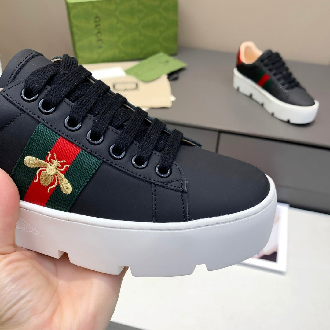 Tenis GG Ace Plataforma Web Preto Abelha