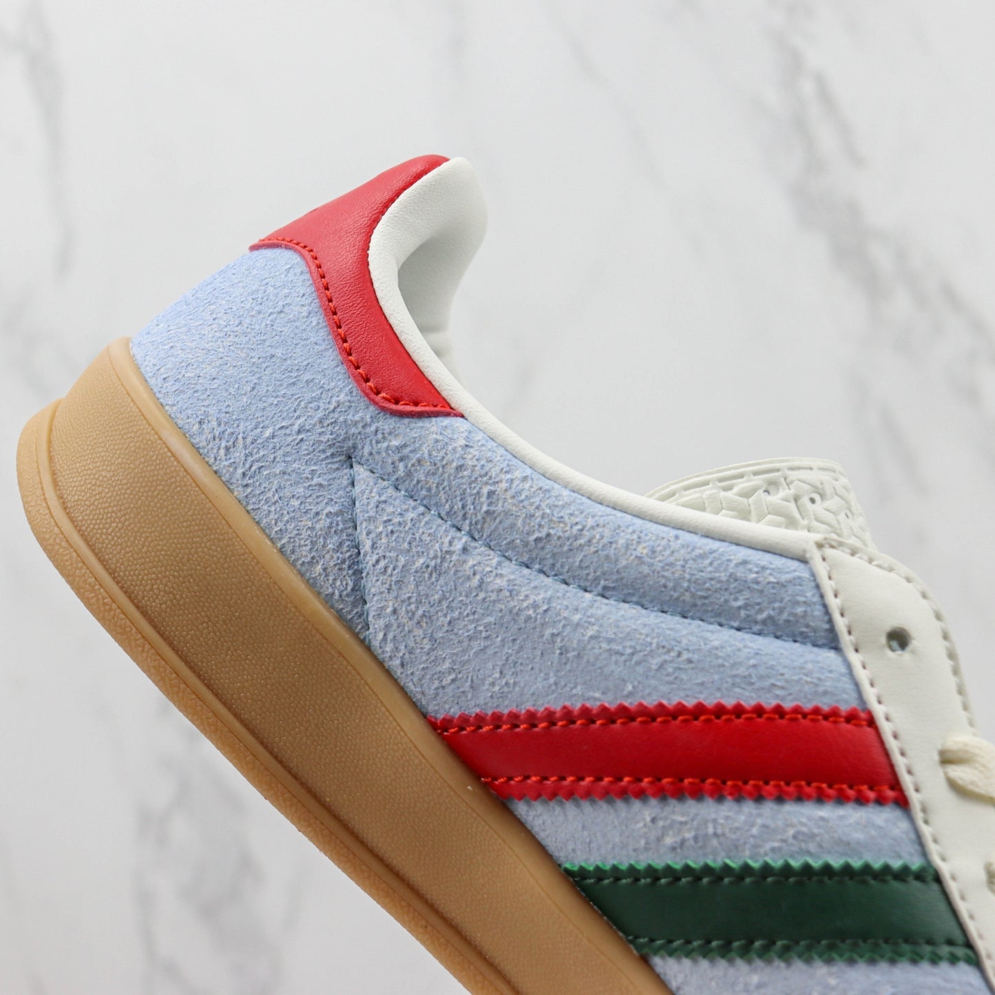 Tenis GG x Ads Gazelle Azul com Vermelho e Verde