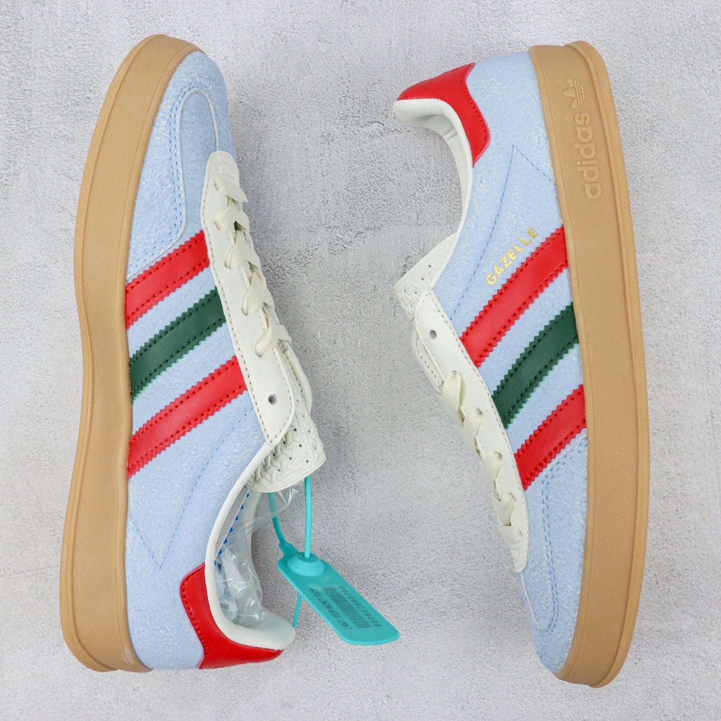 Tenis GG x Ads Gazelle Azul com Vermelho e Verde