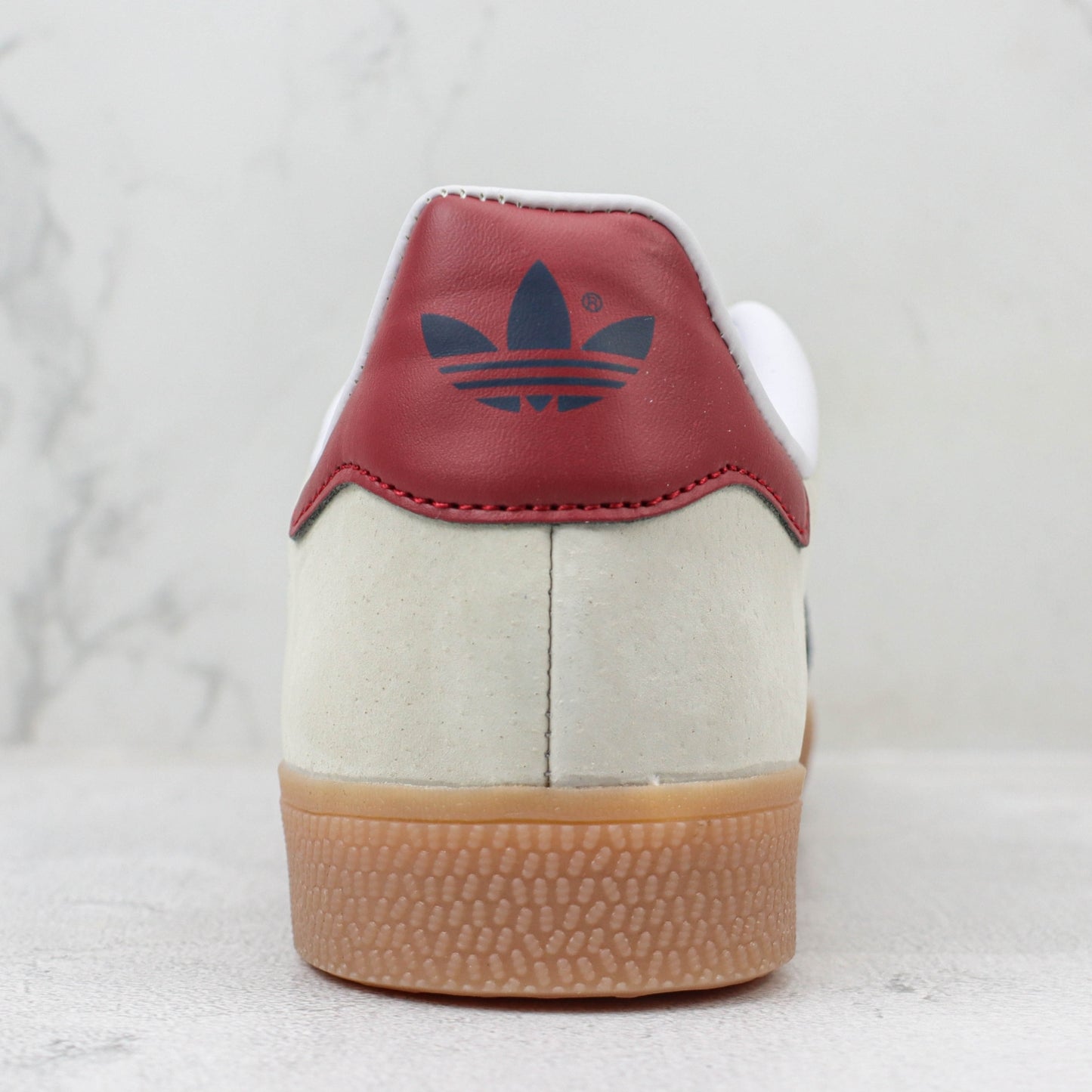 Tenis Ads Gazelle Creme com Vermelho