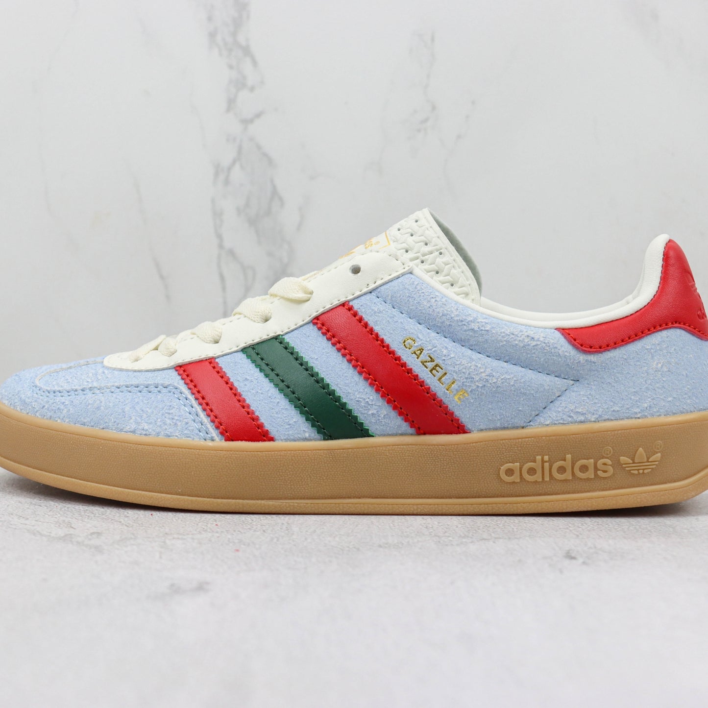 Tenis GG x Ads Gazelle Azul com Vermelho e Verde
