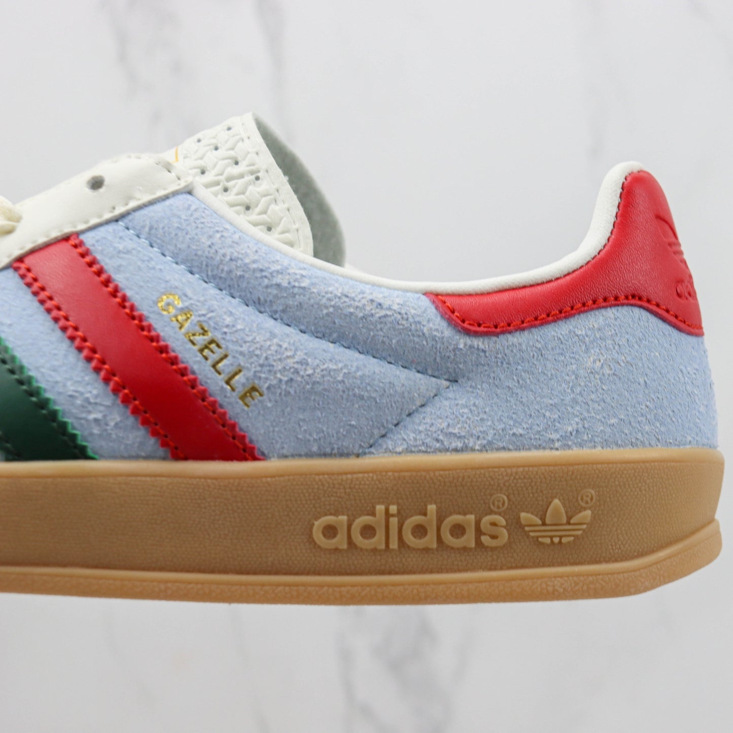 Tenis GG x Ads Gazelle Azul com Vermelho e Verde