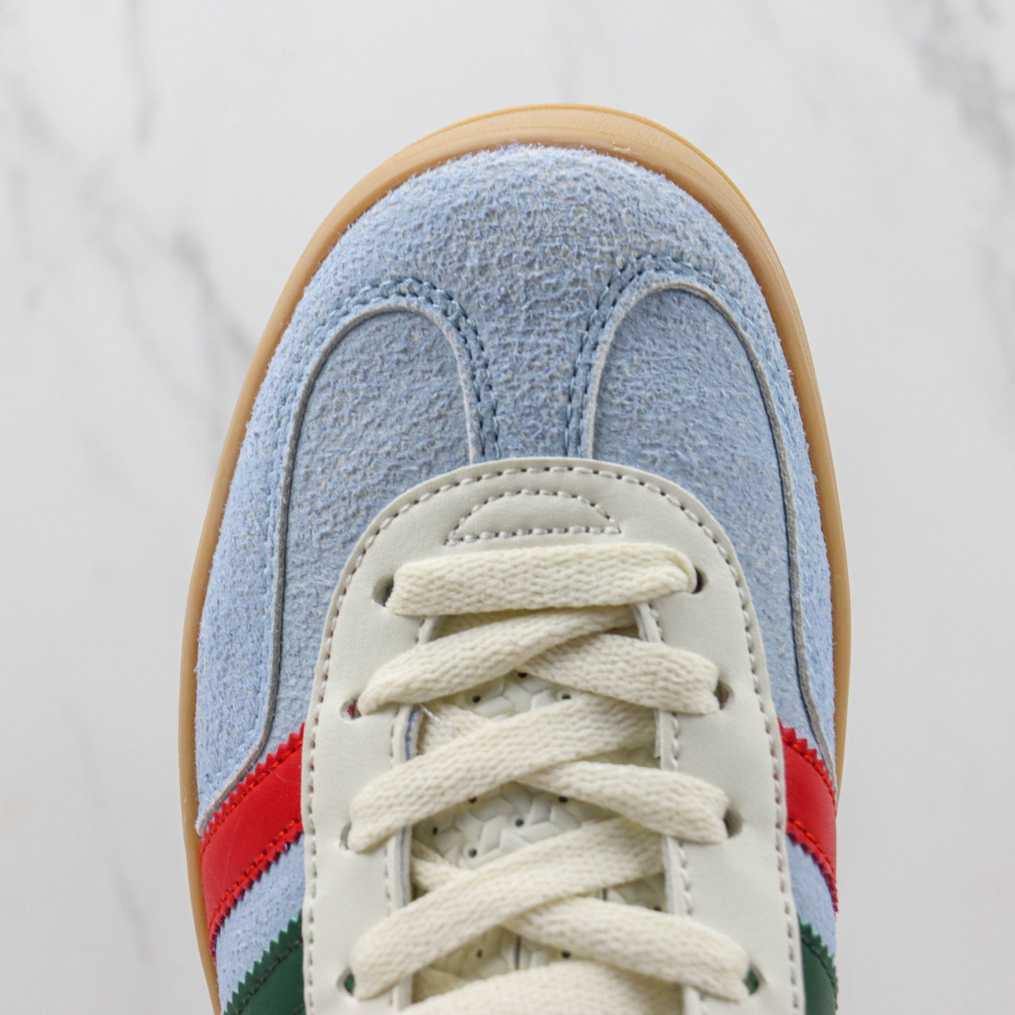 Tenis GG x Ads Gazelle Azul com Vermelho e Verde