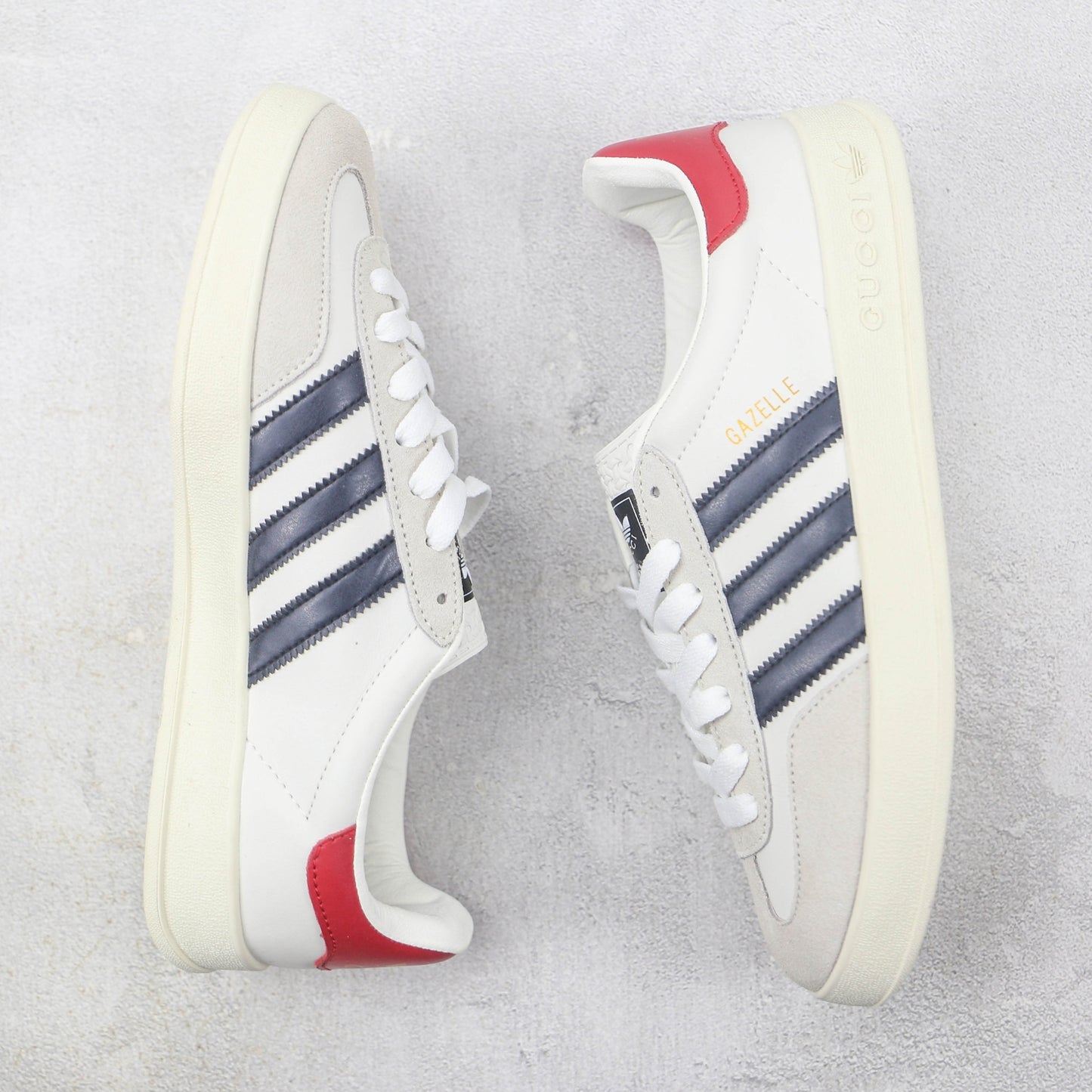 Tenis GG x Ads Gazelle Branco e Vermelho