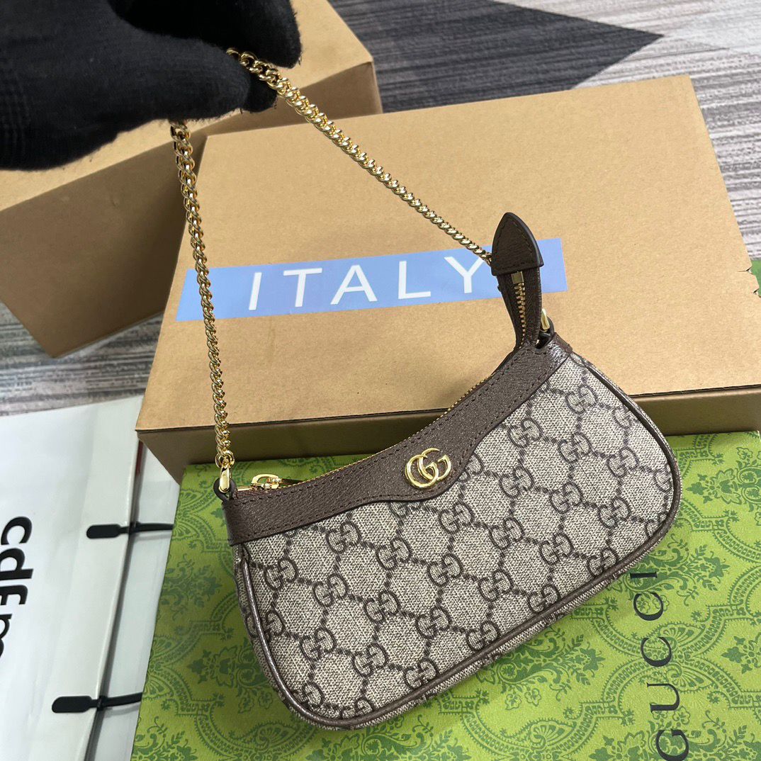 Bolsa GG Mini Ophidia Pequena Canvas 25cm