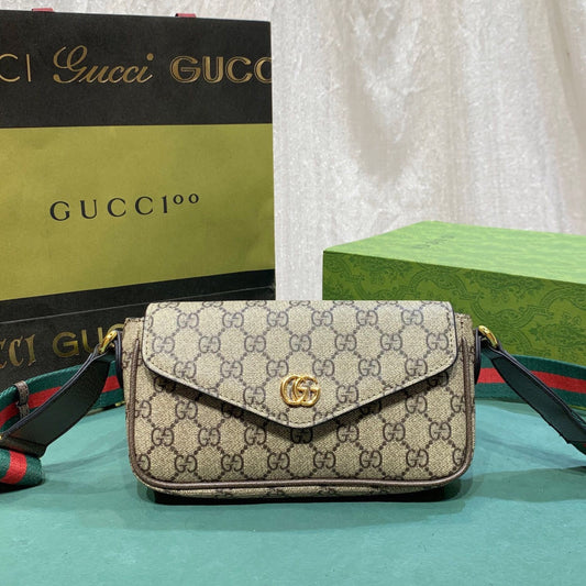 Bolsa GG Ophidia Mini Bege