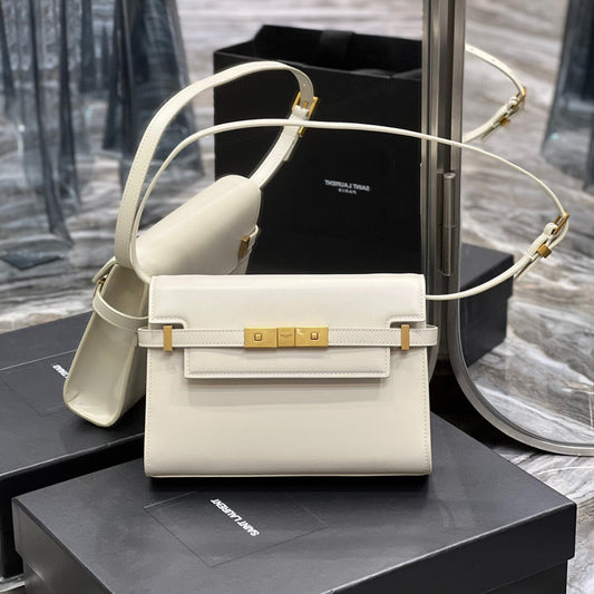 Bolsa YSL Manhattan Branca pequena