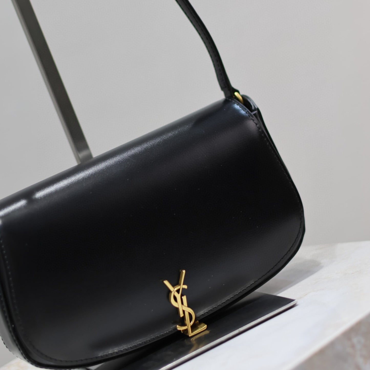 Bolsa YSL Voltaire mini Preta de couro