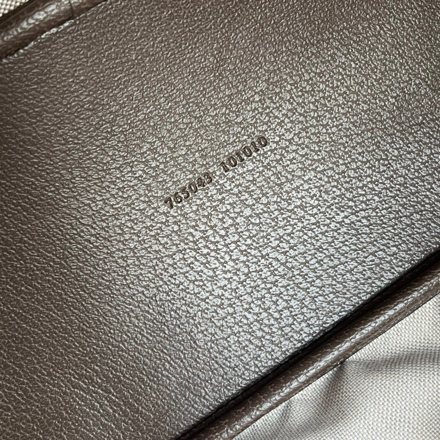 Bolsa GG Ophidia Pequena Bege e Marrom 31cm