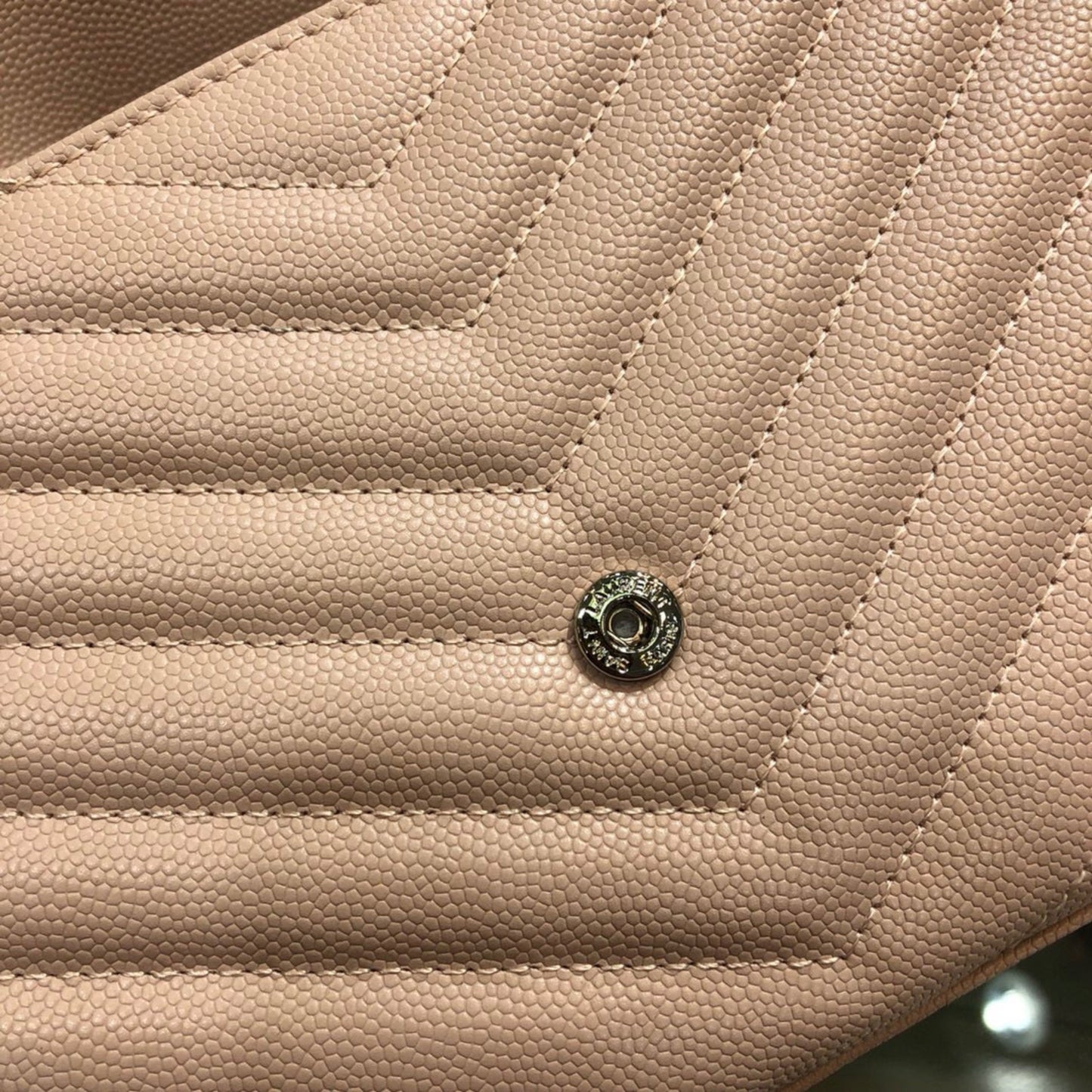 Bolsa YSL Monograma Pequena Rosê