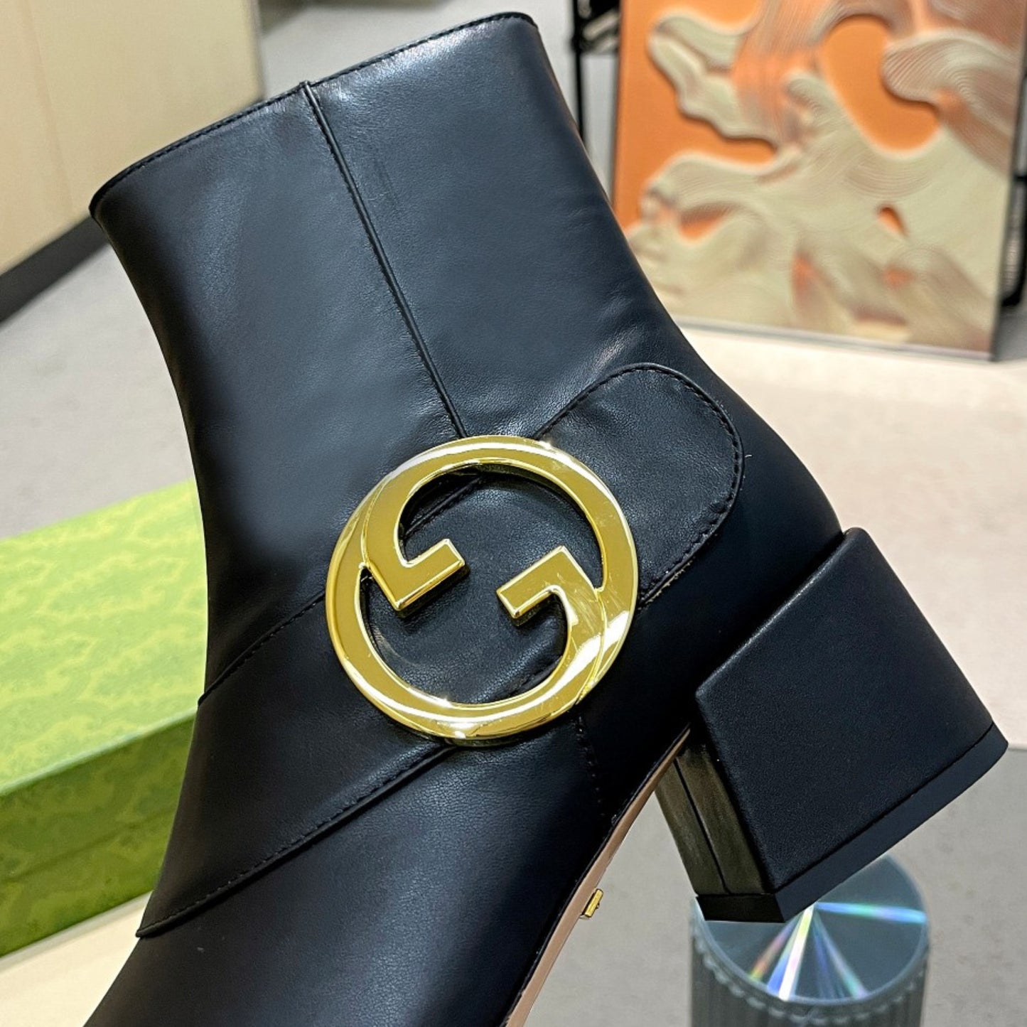 Bota GG Ankle boot Blondie Preta