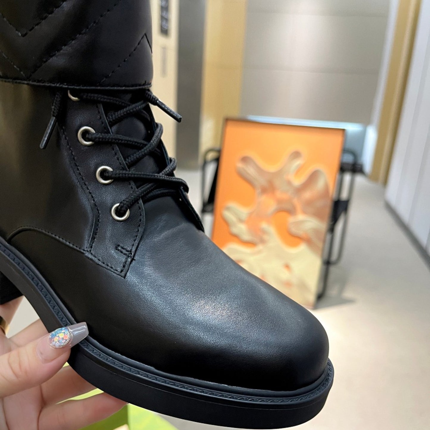 Bota GG Ankle boot GG Preta
