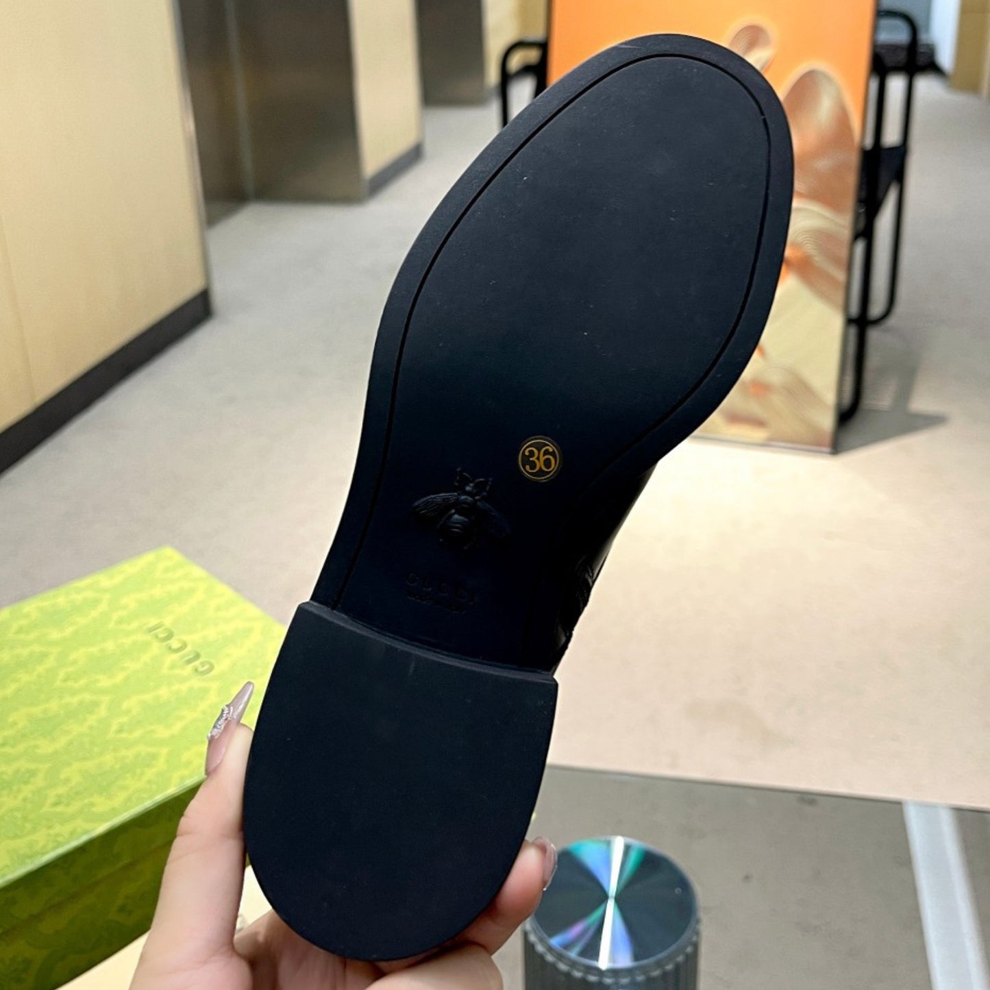Bota GG Ankle boot GG Preta