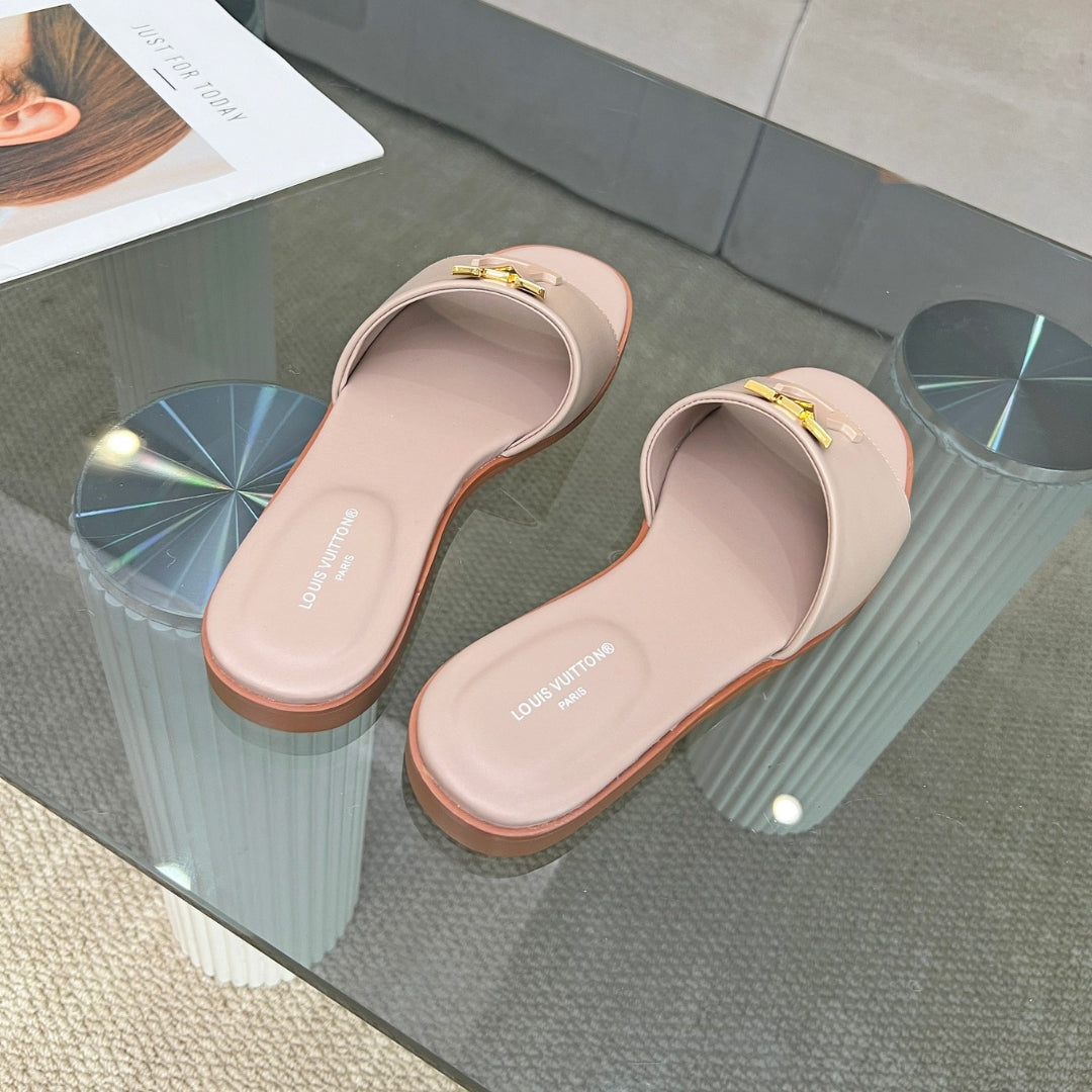 Rasteirinha LV Capri Flat Rosa