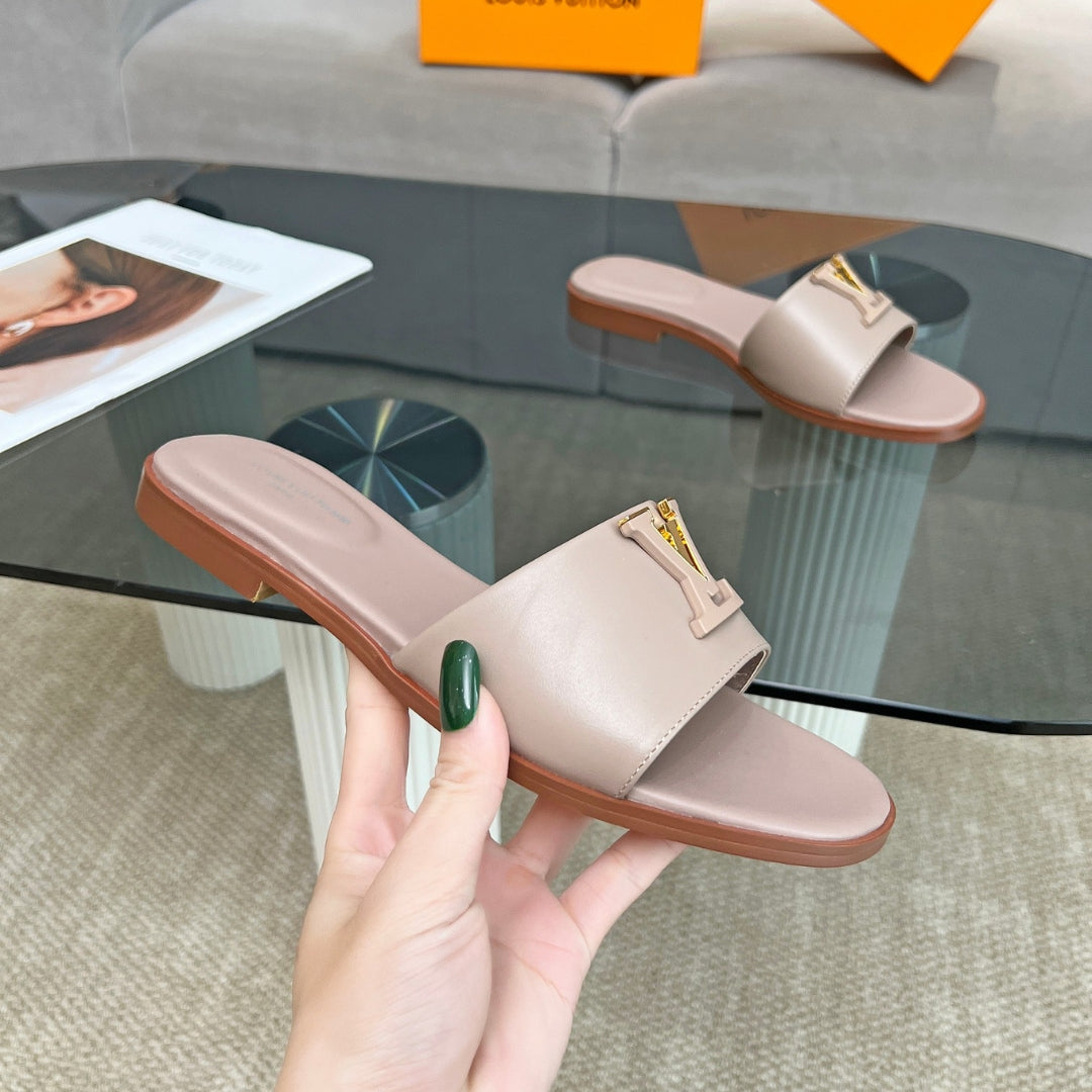 Rasteirinha LV Capri Flat Rosa