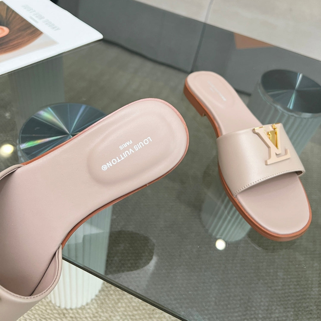 Rasteirinha LV Capri Flat Rosa