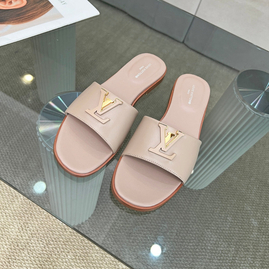 Rasteirinha LV Capri Flat Rosa