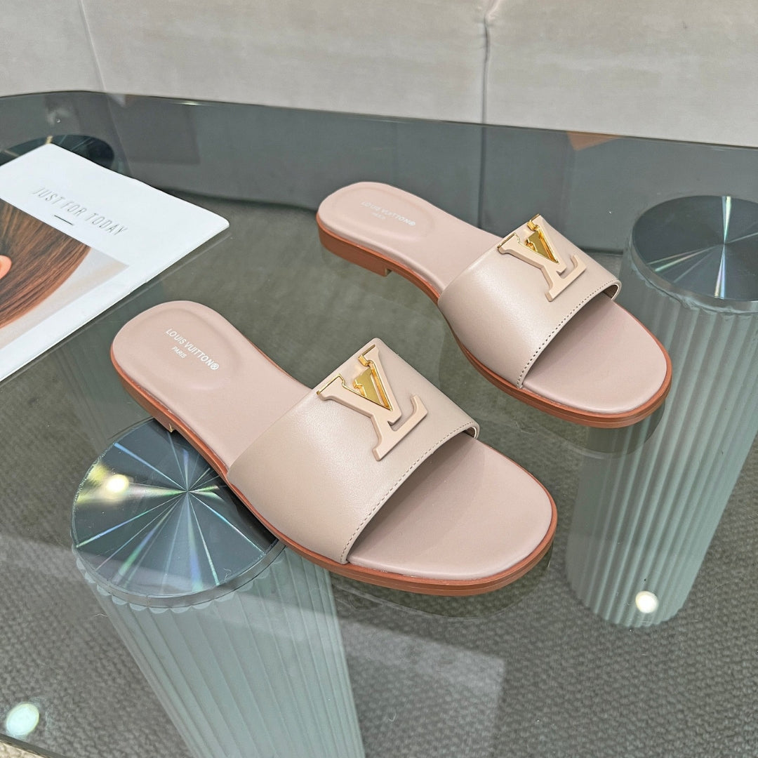 Rasteirinha LV Capri Flat Rosa
