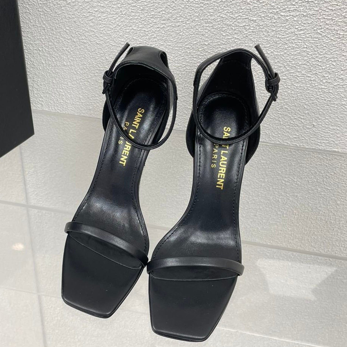 Sandalia Ysl Preto Opyum