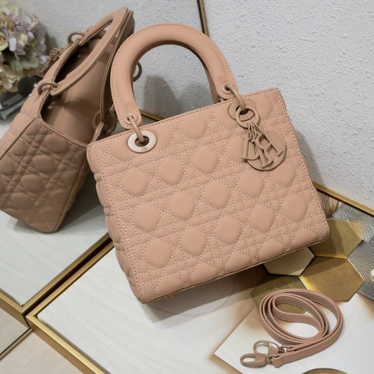 Bolsa Dio Lady My ABCDio Pequena Rosa Claro 24cm