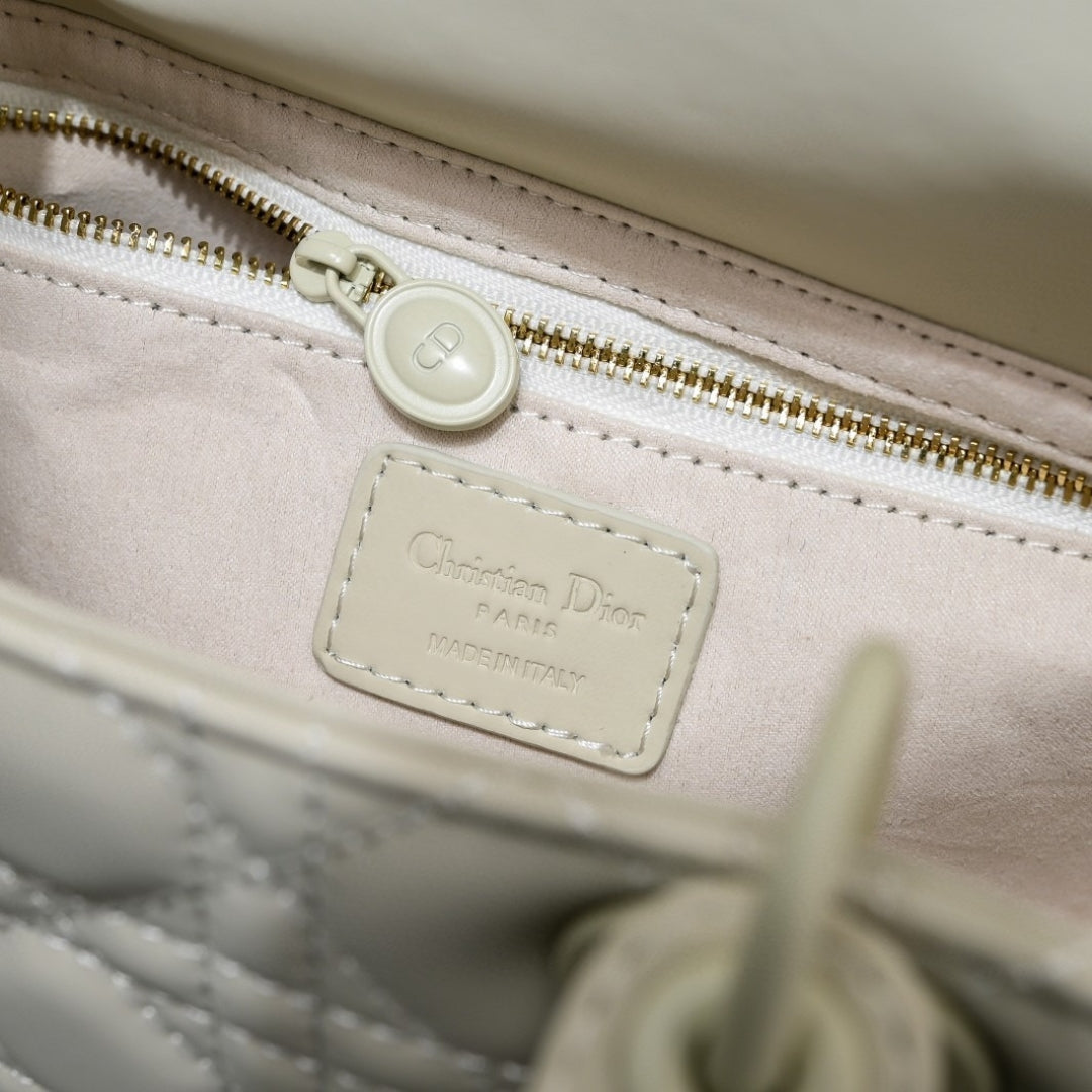 Bolsa Dio Lady My ABCDio Pequena Off White Mate 24cm