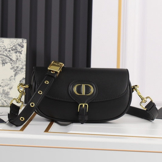 Bolsa Dio Bobby West-East Pequena Preto 22cm
