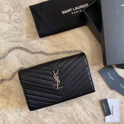 Bolsa YSL Monograma Pequena Preto