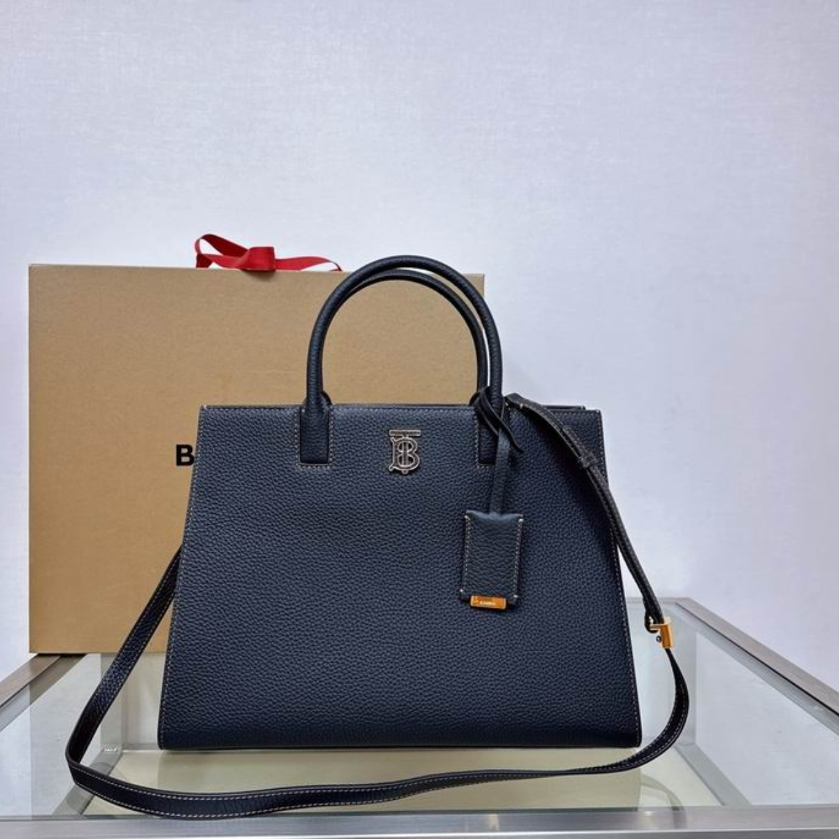 Bolsa Brbrry Frances Azul 32.5cm